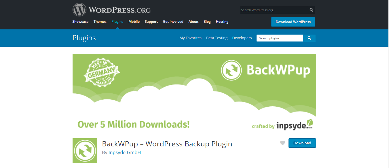 BackWPup Free download