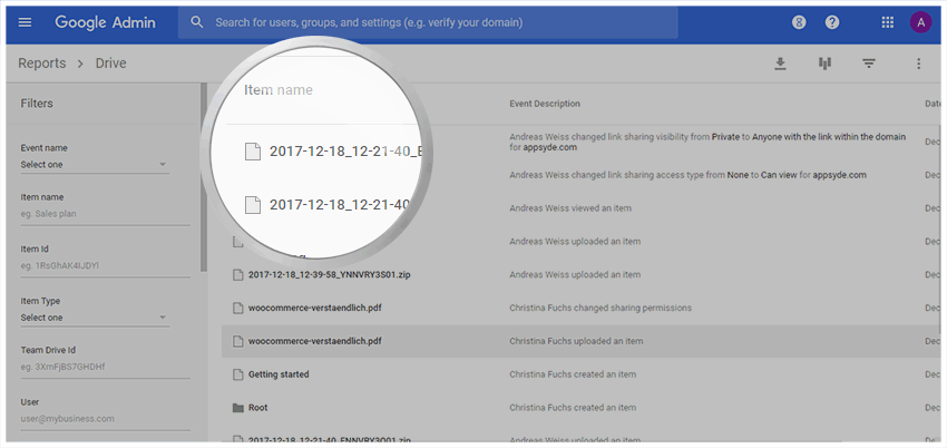 Google Drive Audit Log - Google Drive Audit Reports